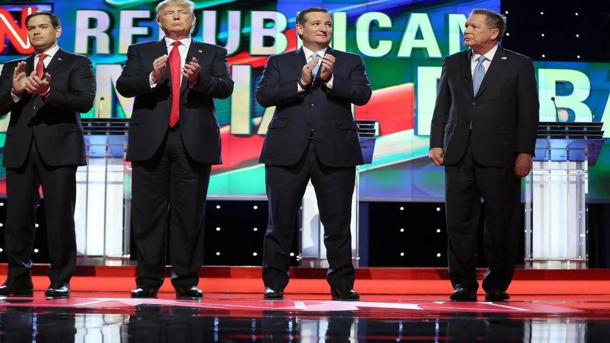 These fellas mostly got along on in Thursday’s Republican presidential debate.