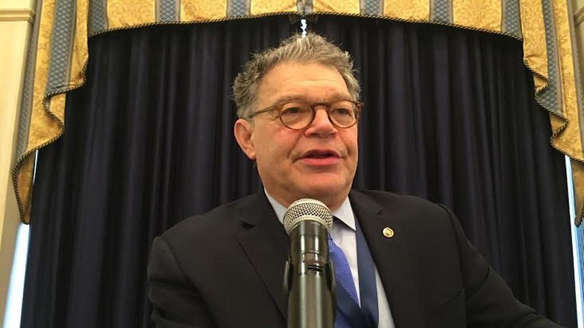 Minnesota Sen. Al Franken told Missouri delegates that Donald Trump is a “joke.”