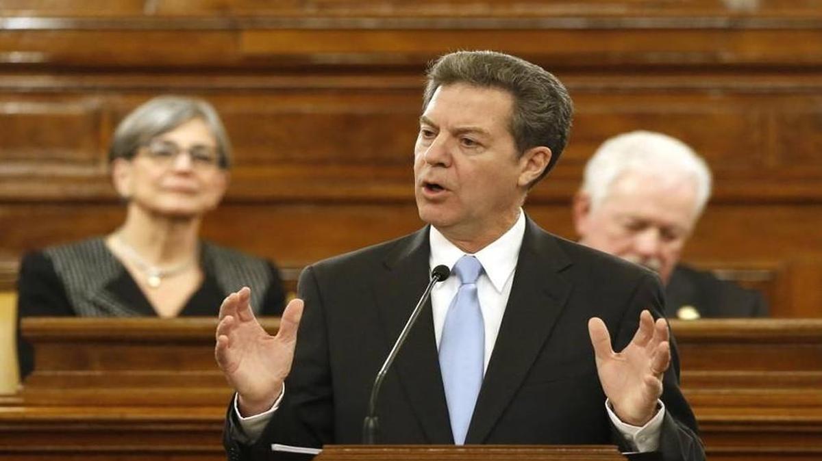Gov. Sam Brownback will address the Kansas Legislature on Jan. 10.