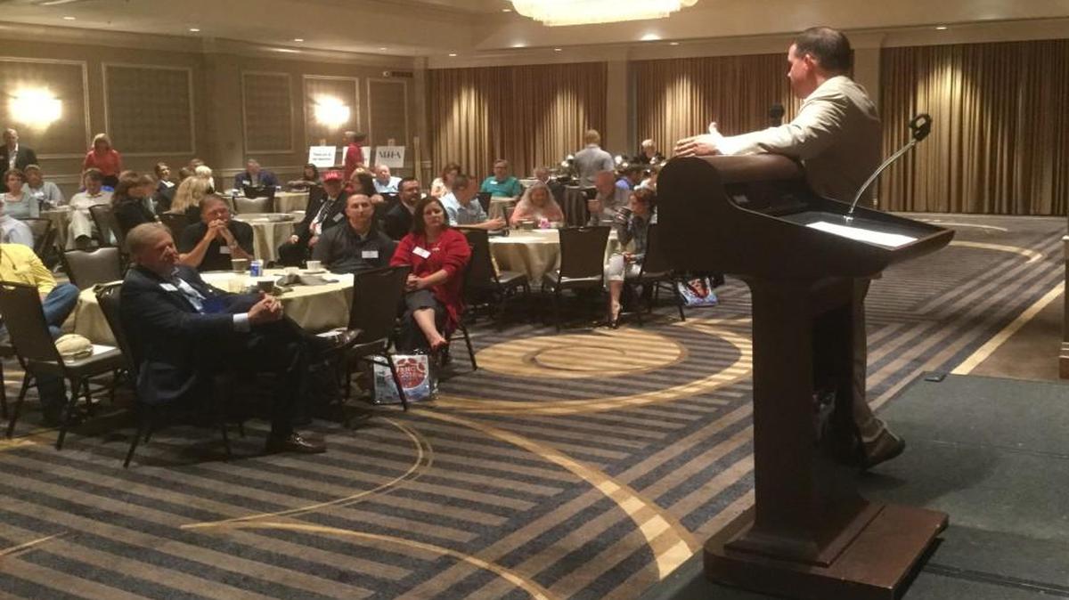 U.S. Reps. Sam Graves and Ann Wagner of Missouri spoke to RNC delegates Monday.