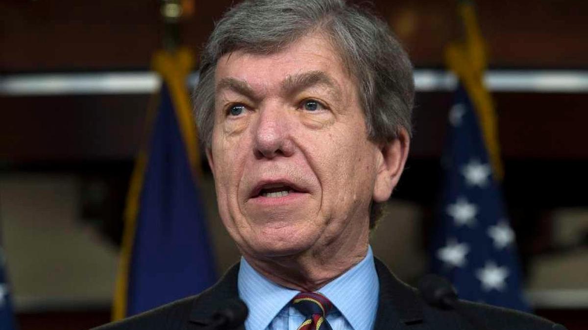 
Sen. Roy Blunt, R-Mo. speaks during a news conference on Capitol Hill in Washington.
