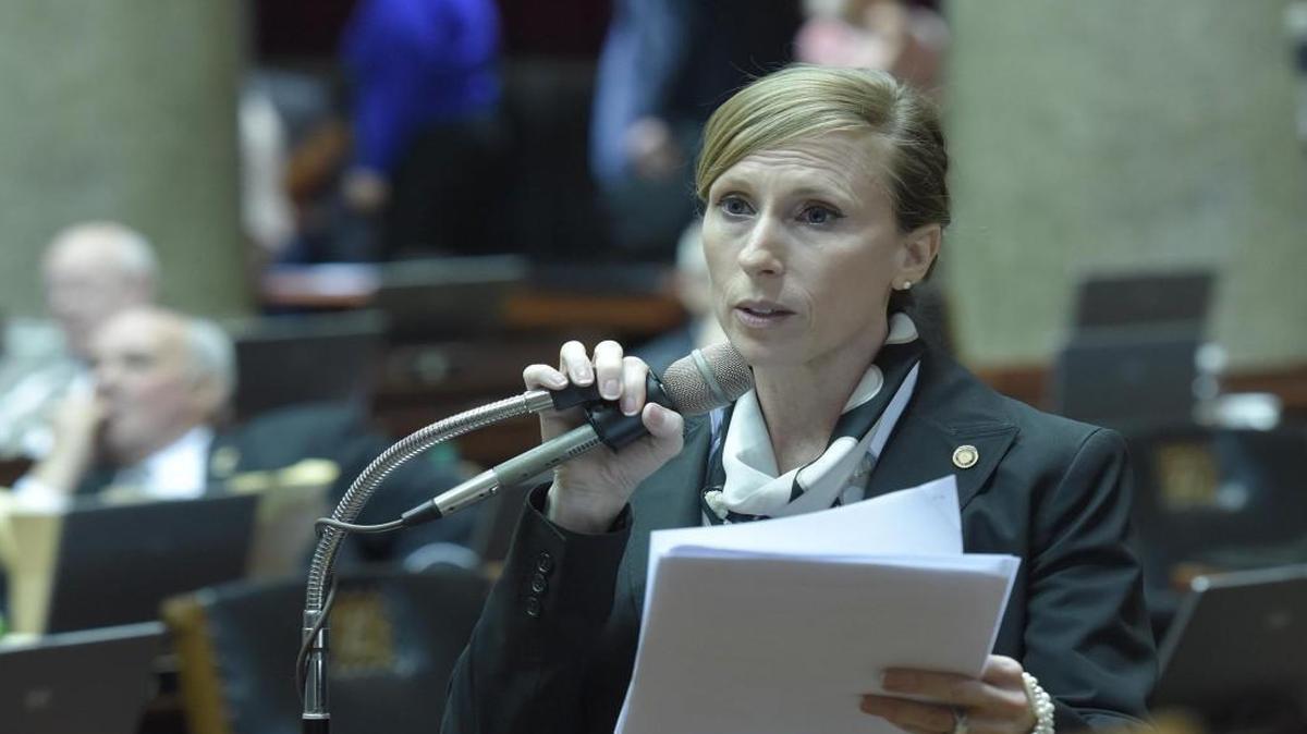 Rep. Holly Rehder, a Sikeston Republican, sponsored the “paycheck protection” bill.