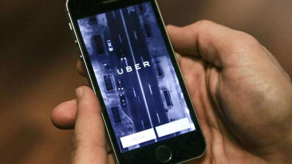 Uber and similar services use smartphone apps to link people wanting a ride to private drivers who are willing to drive them. The passengers pay a fee to the ride-hailing service, which then pays the drivers.