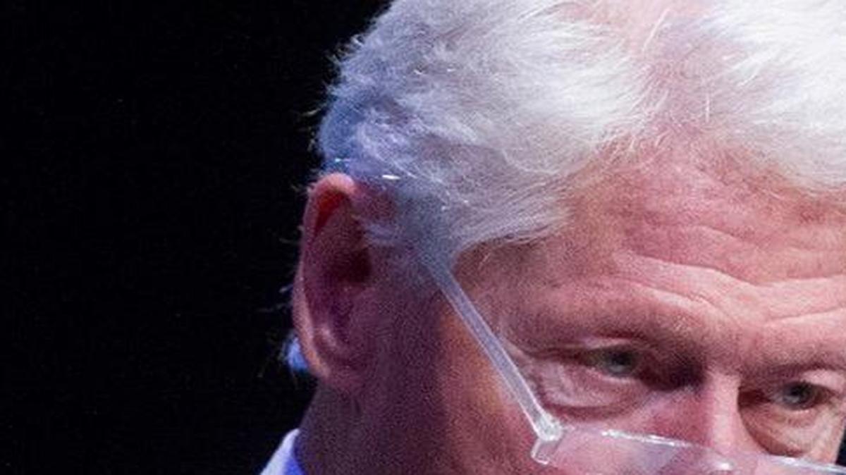 President Bill Clinton speaks at the Robert J. Dole Institute of Politics in Lawrence, Kan., on Monday, Nov. 23, 2015, where he was honored with the 2015 Dole Leadership Prize.