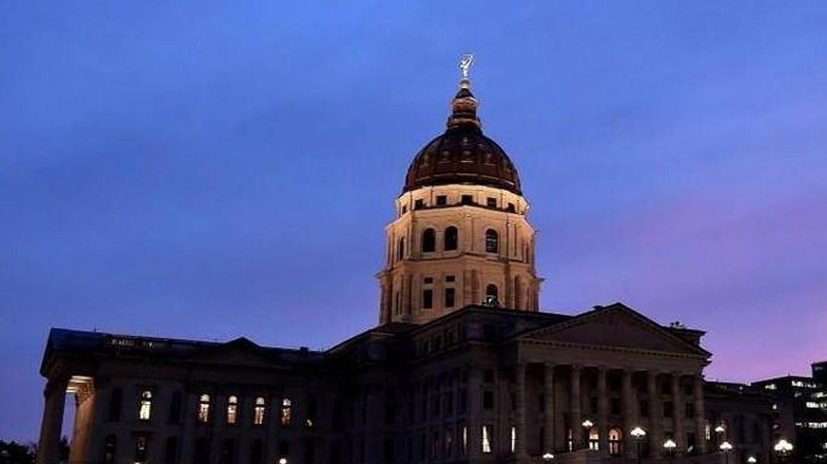 The Kansas state Capitol in Topeka