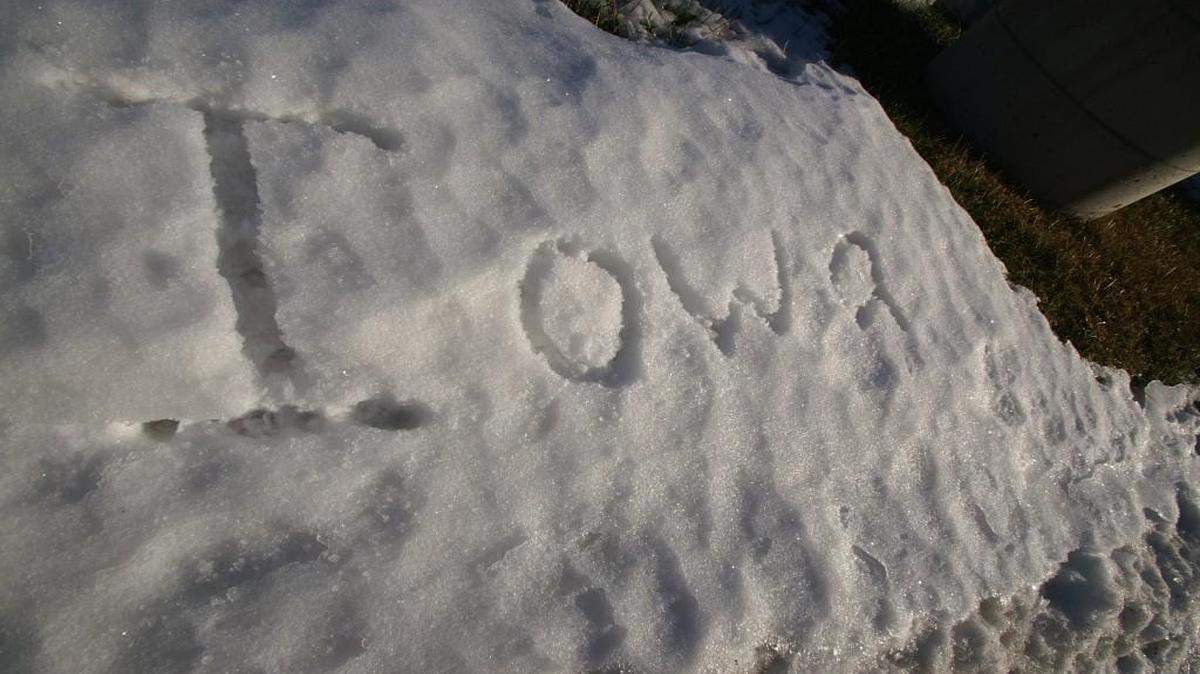 It will get even snowier in Iowa about the time the caucuses open Monday night.