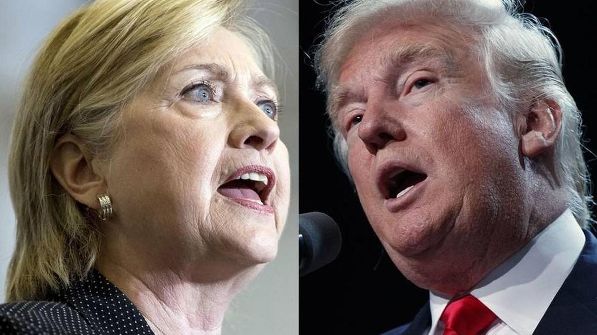 Hillary Clinton and Donald Trump, candidates for president