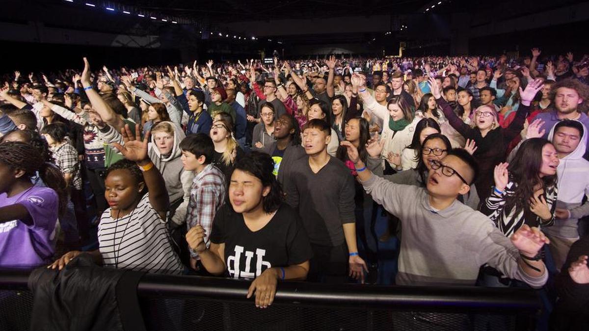 Thousands attended an afternoon worship session at Bartle Hall during a 2015 conference held by the International House of Prayer. Documents leaked in April 2024 revealed the scandal-filled organization is planning on closing and downsizing.