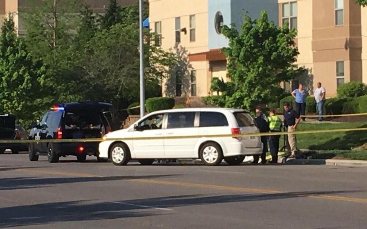 A female pedestrian died Tuesday morning when she was struck by a car at East 41st Street and the Paseo in Kansas City, according to police.