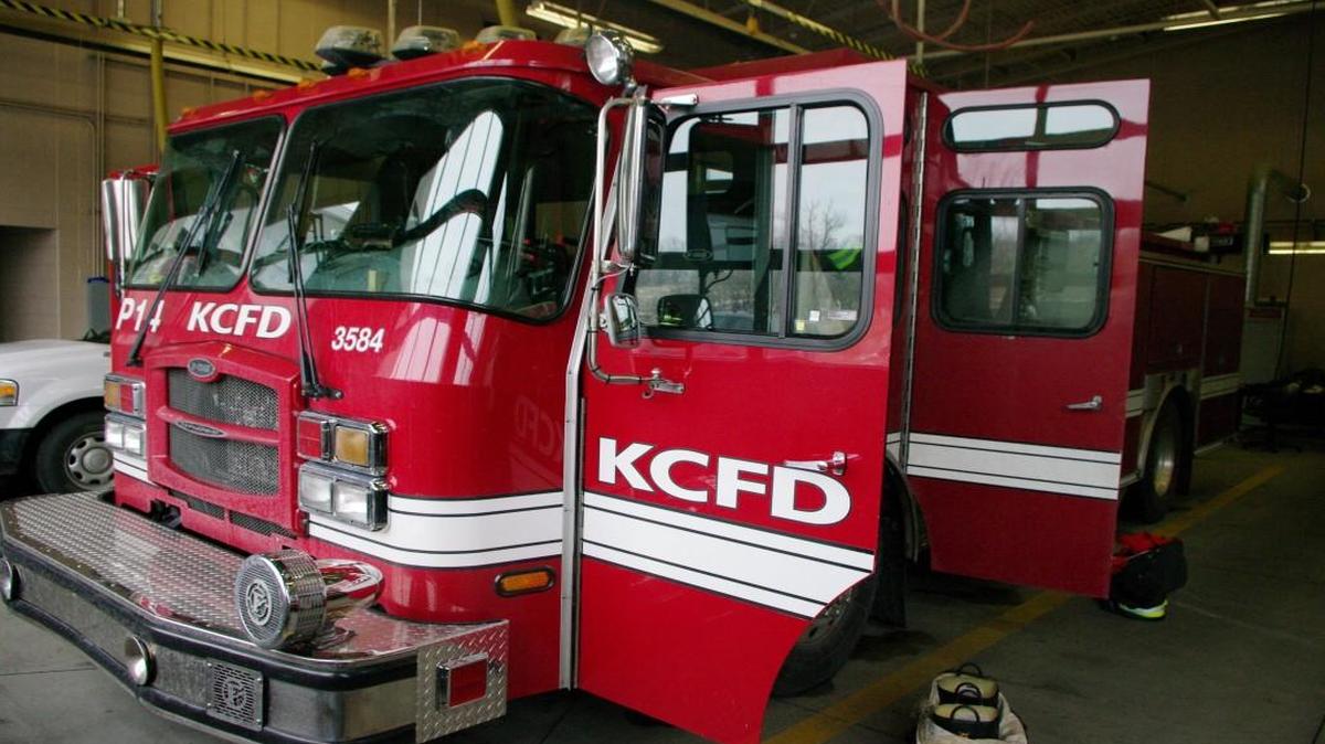 A fire was reported Thursday evening at Blue Hills Country Club in Kansas City.