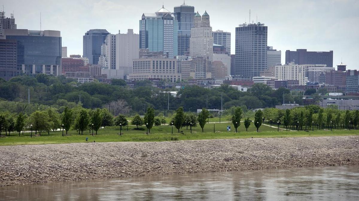 
Berkley Riverfront Park sits along the Missouri River just northeast of downtown.
