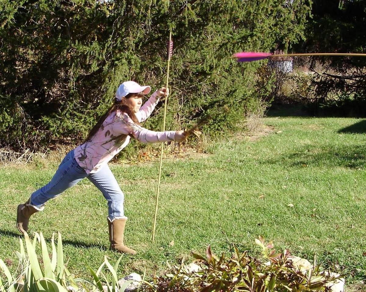Dawn Wagner only picked up hunting about four years ago. She started right away with the atlatl, a tool that hunters say requires a high degree of skill to use effectively.