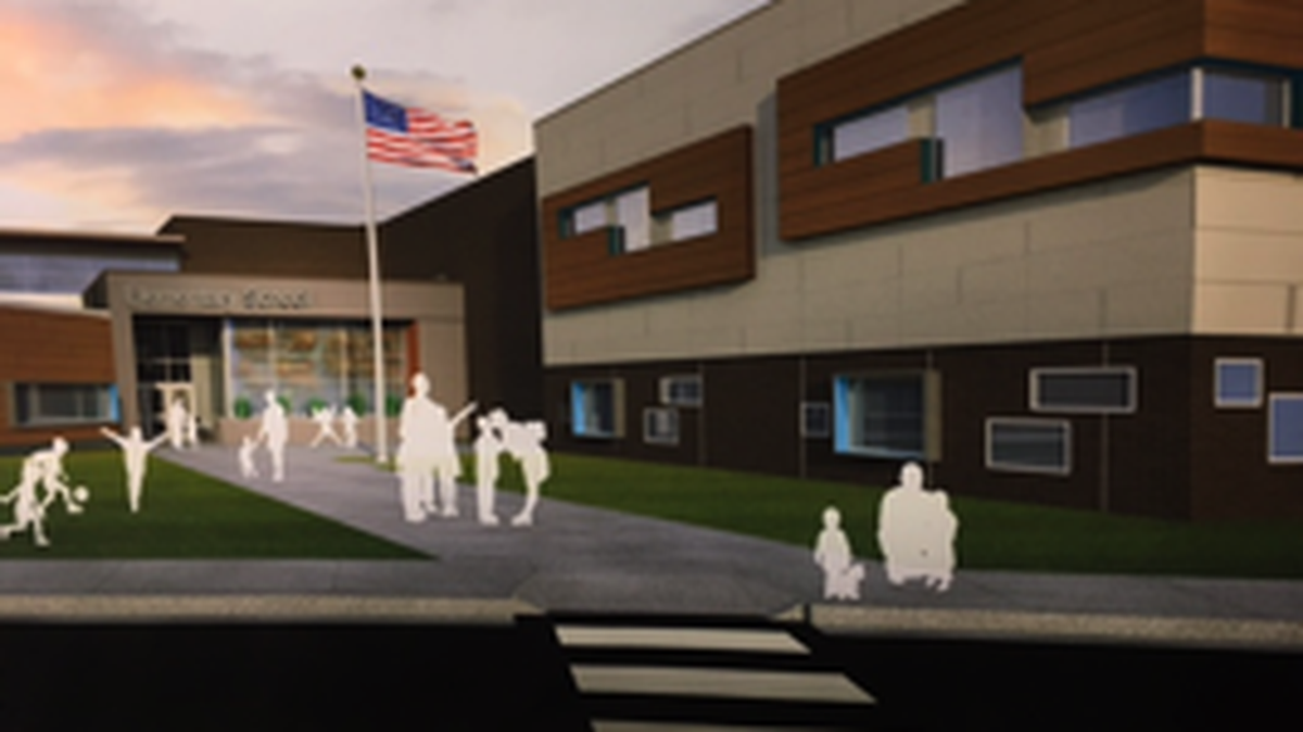 Architect’s rendition of the new North Kansas City elementary school