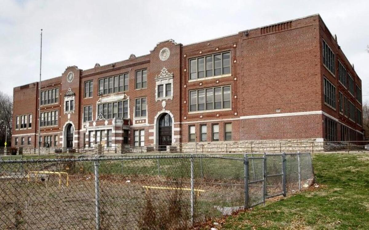 Sunflower Development Group wants to turn the former Blenheim Elementary School at 2411 E. 70th Terrace into affordable senior apartments.