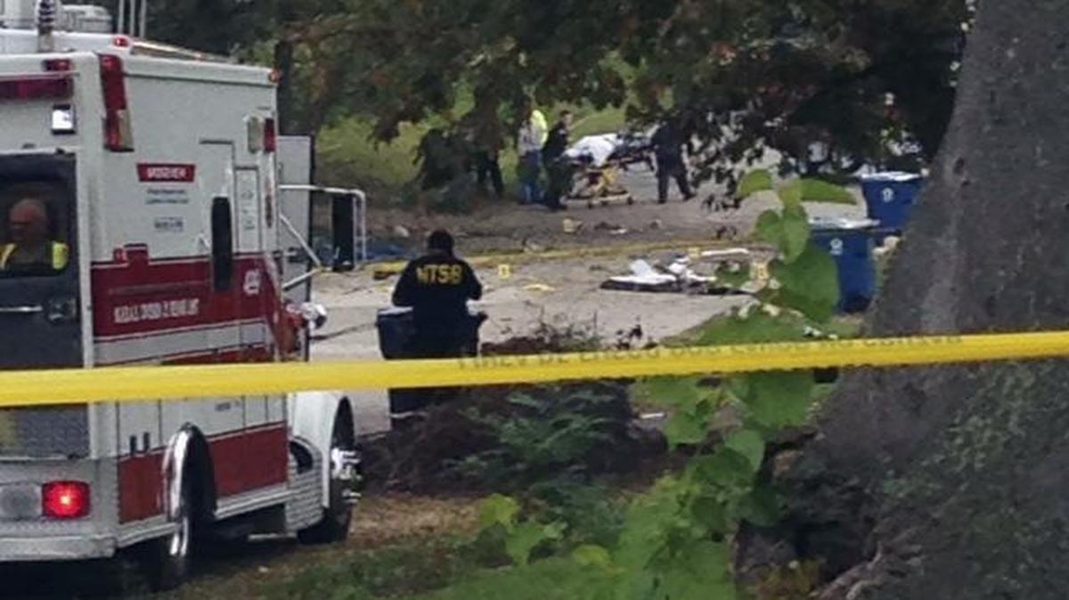 
Emergency personnel on Monday combed the scene in Palos Hills, Ill., where a small plane crashed late Sunday shortly after takeoff from Chicago Midway International Airport. Two Topeka doctors, Tausif Rehman and Ali A. Kanchwala, as well as Maria Javaid, a Kansas City, Kan., cardiologist and Kanchwala‘s wife, were killed. The plane was headed to Lawrence. 
