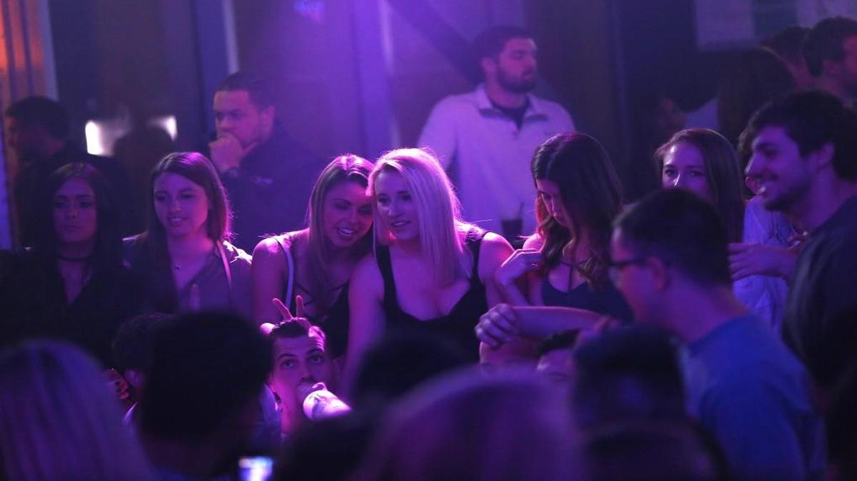 Friends celebrate a birthday party at Mosaic Ultra Lounge in the Power and Light District last April. The KC metro area was named the second-best place for single women to live in the U.S.