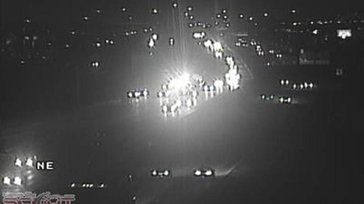 One person was killed in a multi-vehicle wreck Thursday on southbound Interstate 35 near 119th Street in Olathe.