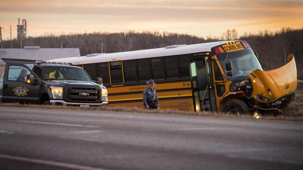 The Missouri State Highway Patrol was on the scene of a fatal accident involving a school bus on Thursday on northbound Missouri 291, just north of Sugar Creek, Mo. The crash involved a Wellington-Napoleon R-IX School District bus and a car. The driver of the car was killed, according to the Missouri Highway Patrol.