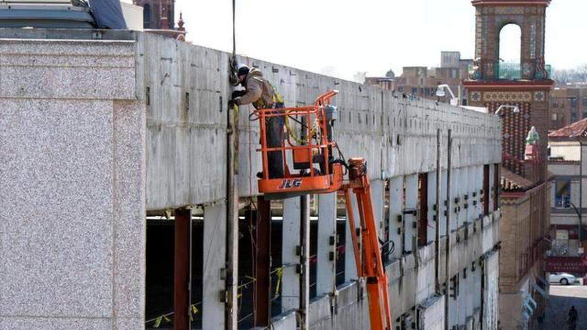 After Halls department store moved out of the Country Club Plaza, work began in 2015 to give the building a makeover, with plans to bring in several retailers and restaurants.