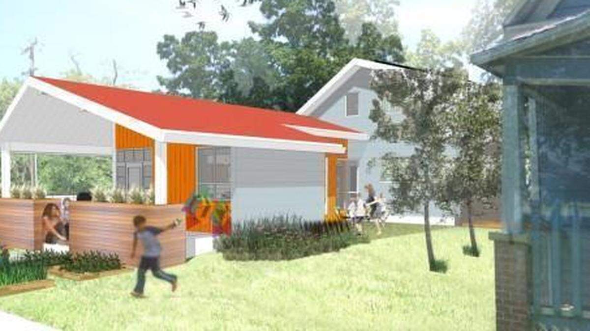 A house design for the Manheim neighborhood by BNIM.
