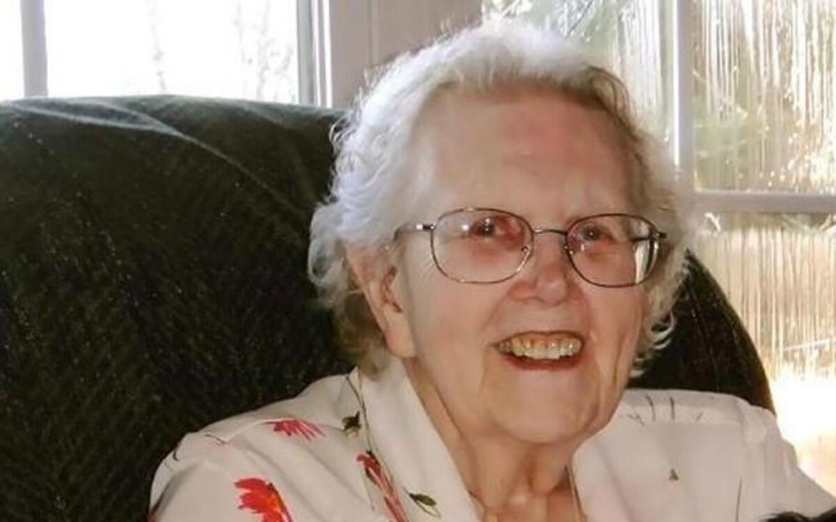 Mary Alice Harned is pictured at home. Harned died on Dec. 18 outside a post office while on her way to mail packages. A Kansas City police officer posted the gifts for her.