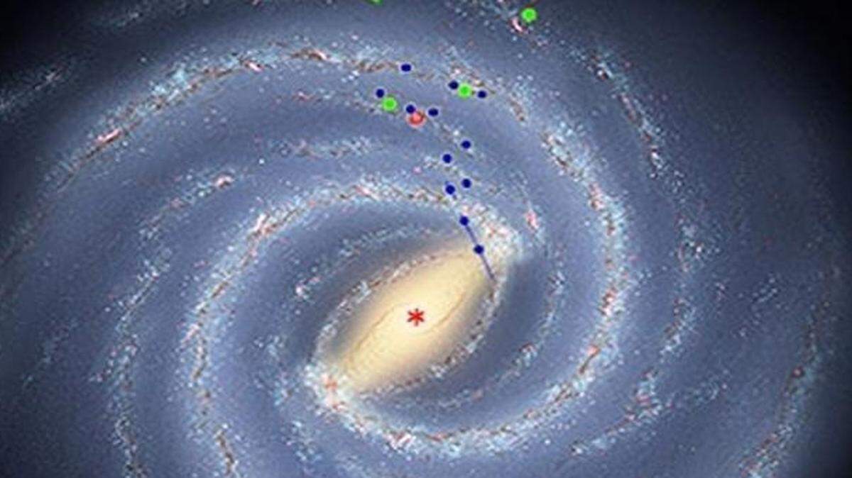 
Here’s what our own Milky Way galaxy might look like from a galaxy far, far away. Much closer to home, the planetarium at Union Station in Kansas City can show an accurate view of the night sky over Kansas City. 
