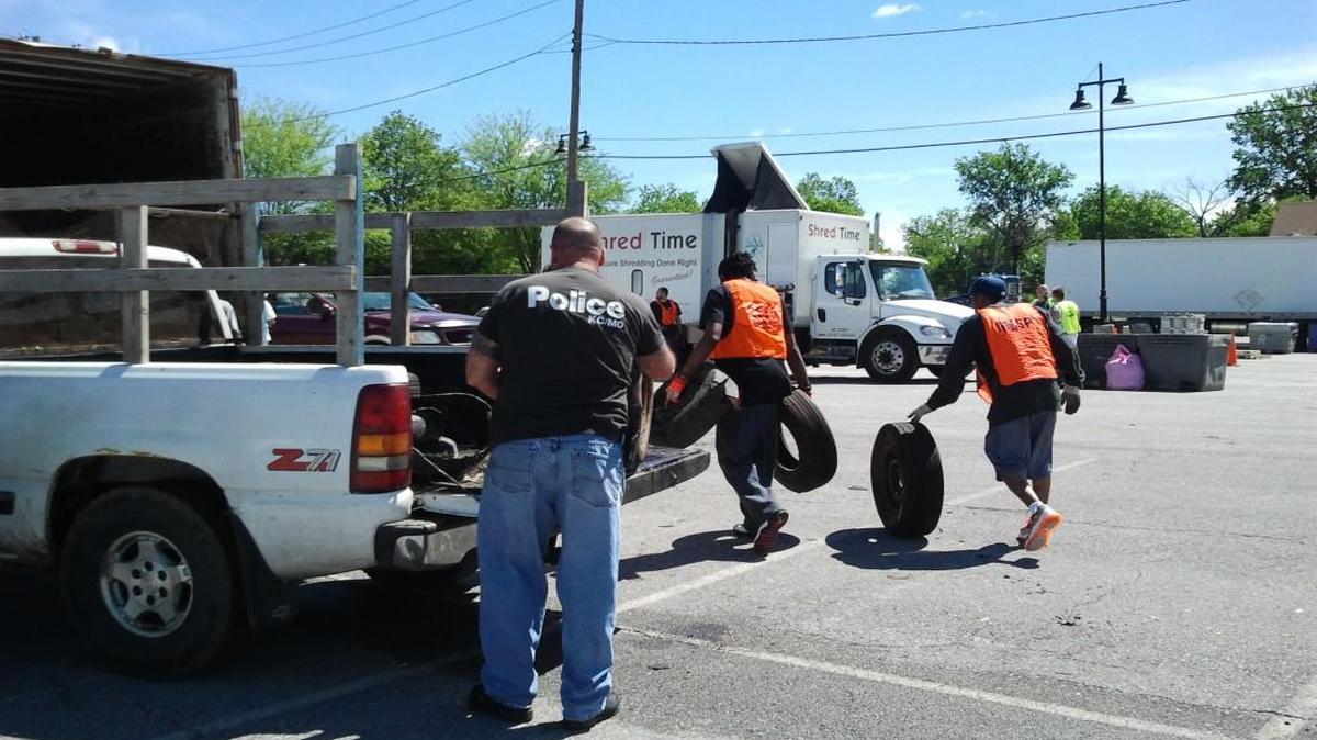 Kansas City is offering extra waste tire drop-off dates to get residents to partner with neighborhood groups and clean up the community. Neighborhood organizations will be able to drop off for free old tires they collected.