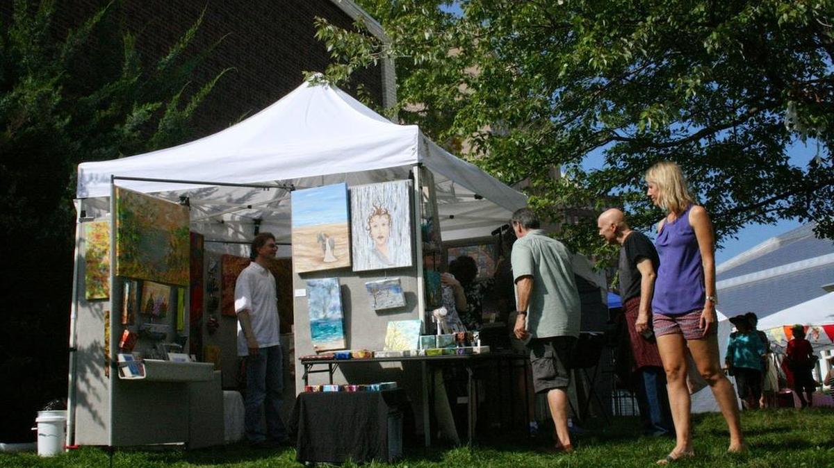 The UNplaza Art Fair Sept. 22 is a great time to get locally made holiday gifts such as paintings, pottery, stained glass and food vendors.
