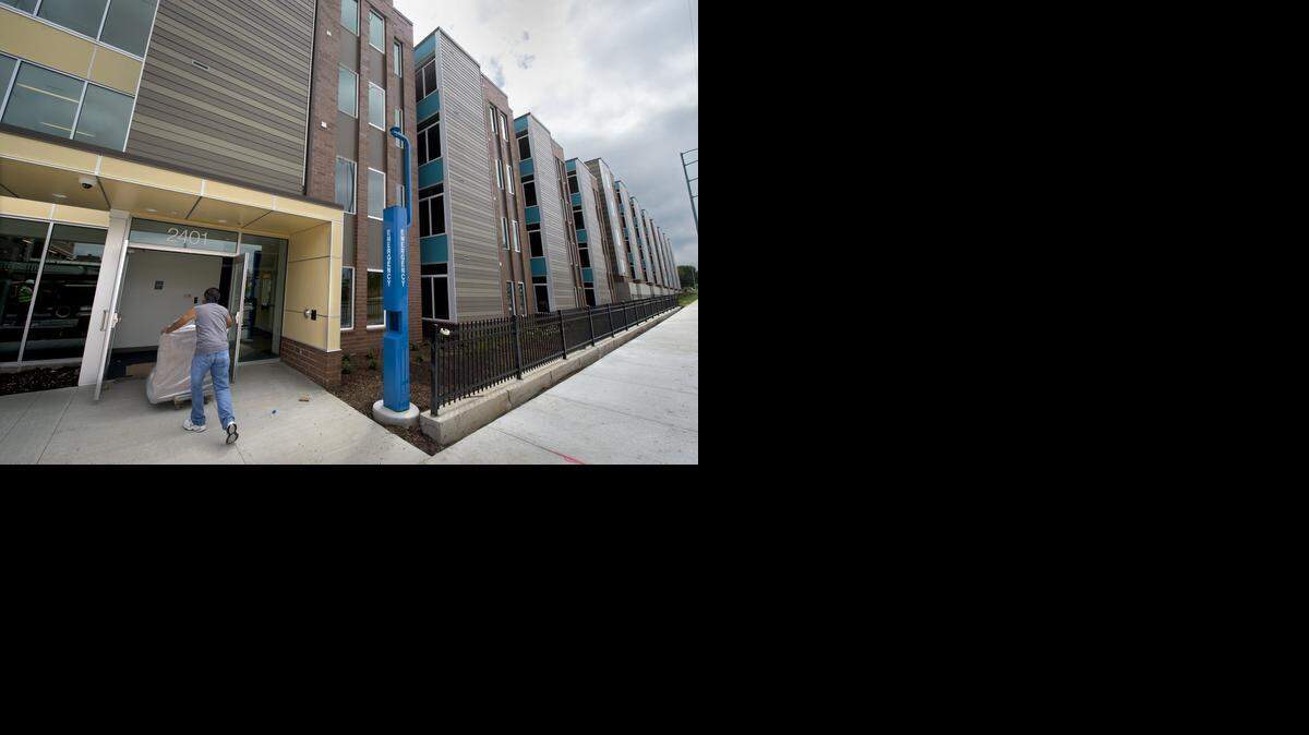 
The University of Missouri-Kansas City is opening its new Hospital Hill apartments at 2401 Troost Ave. to serve medical, nursing, pharmacy, dentistry and health sciences students. 
