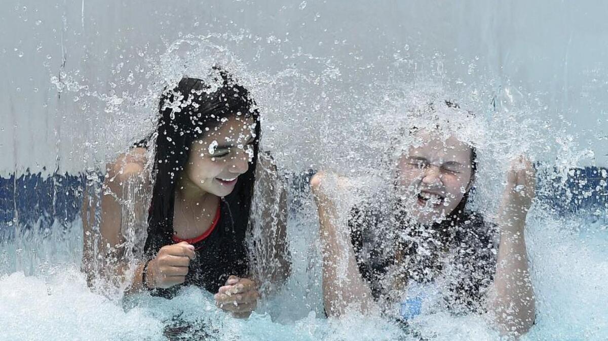 The Springs Aquatic Center in Kansas City, North, shown here in 2016, will open later than expected.