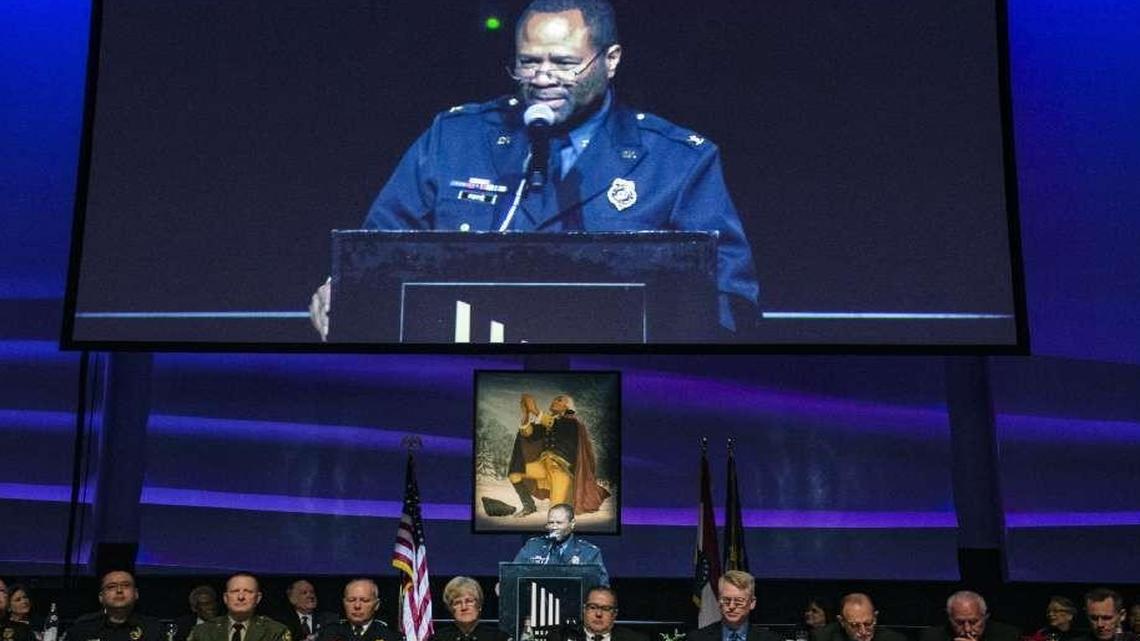 Kansas City Police Chief Darryl Forté was the guest speaker at the Feb. 21 Mayor’s Prayer Breakfast. Forté began his career in 1985 and plans to retire in May.