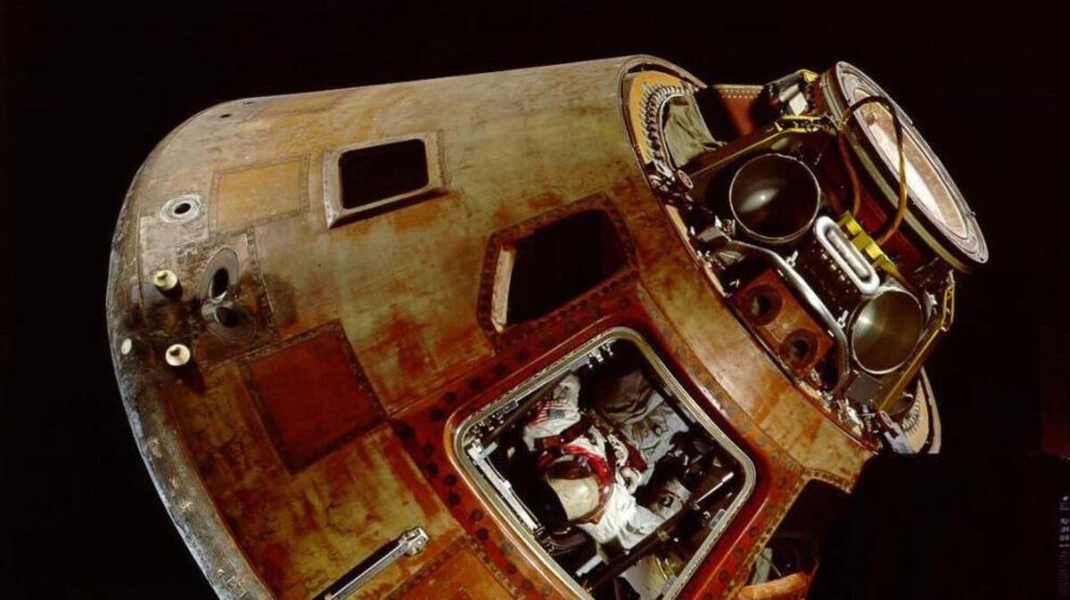 The Apollo 11 command module Columbia from the first manned moon landing in 1969 will be the centerpiece of an exhibit this spring and summer at the Saint Louis Science Center.
