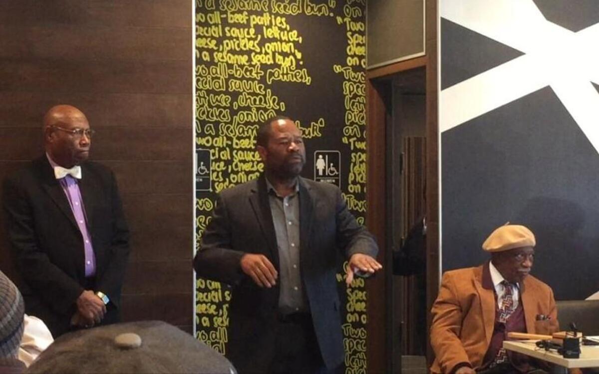 Kansas City Police Chief Darryl Forté was the guest speaker at the Eggs & Enlightenment breakfast event Friday.