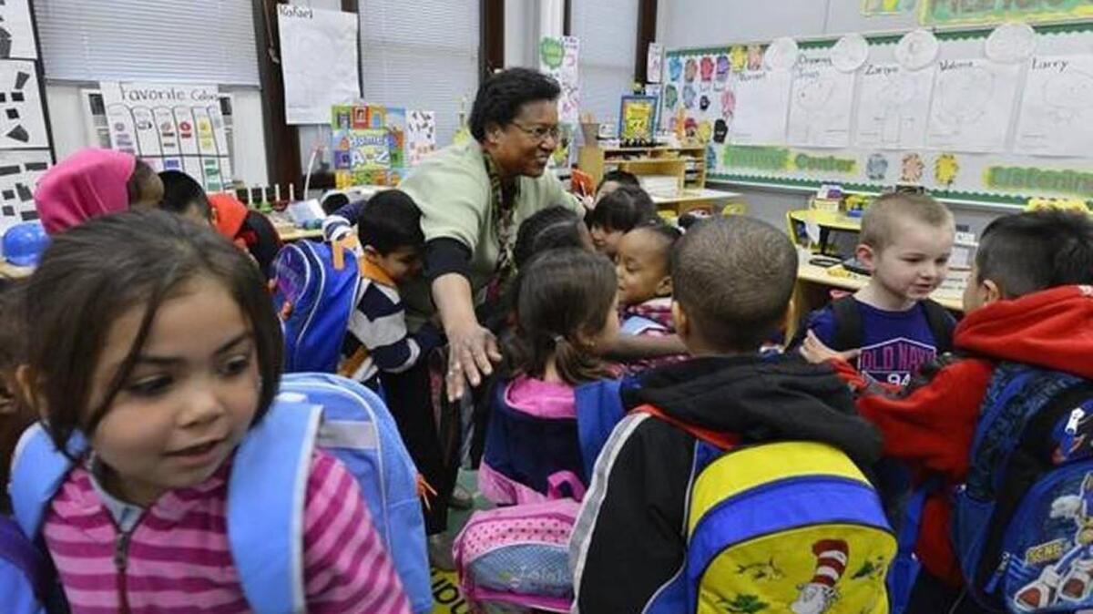 A pre-kindergarten program (seen in a file photo) operates at Woodland Early Learning Community School, 711 Woodland Ave. in Kansas City.