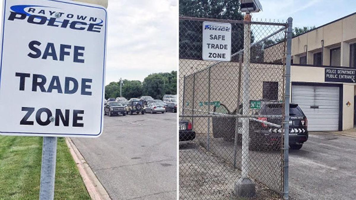 Raytown police have established a safe trade zone at their headquarters.