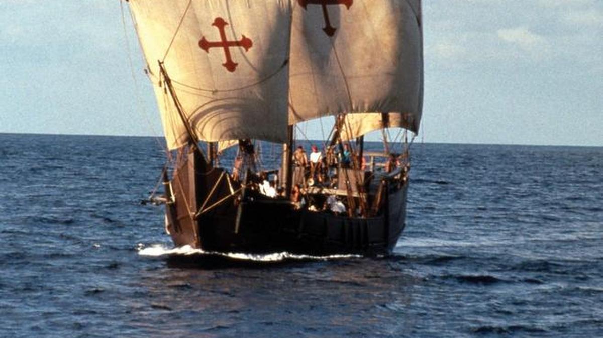 
One ship? Say, where are the other two?
