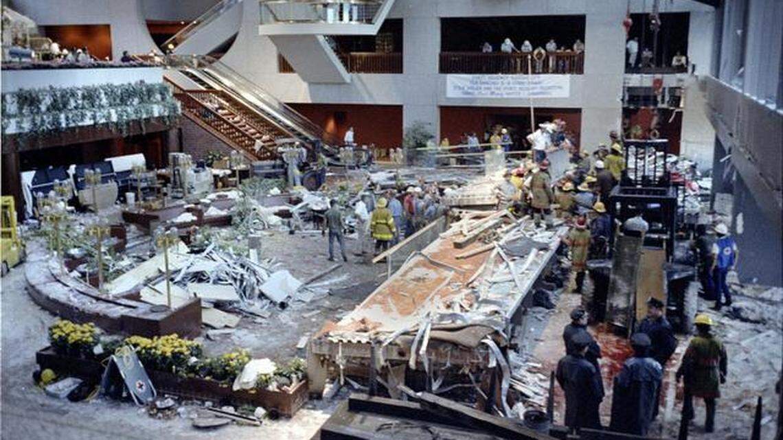 From the archives: Surviving the Hyatt skywalk disaster