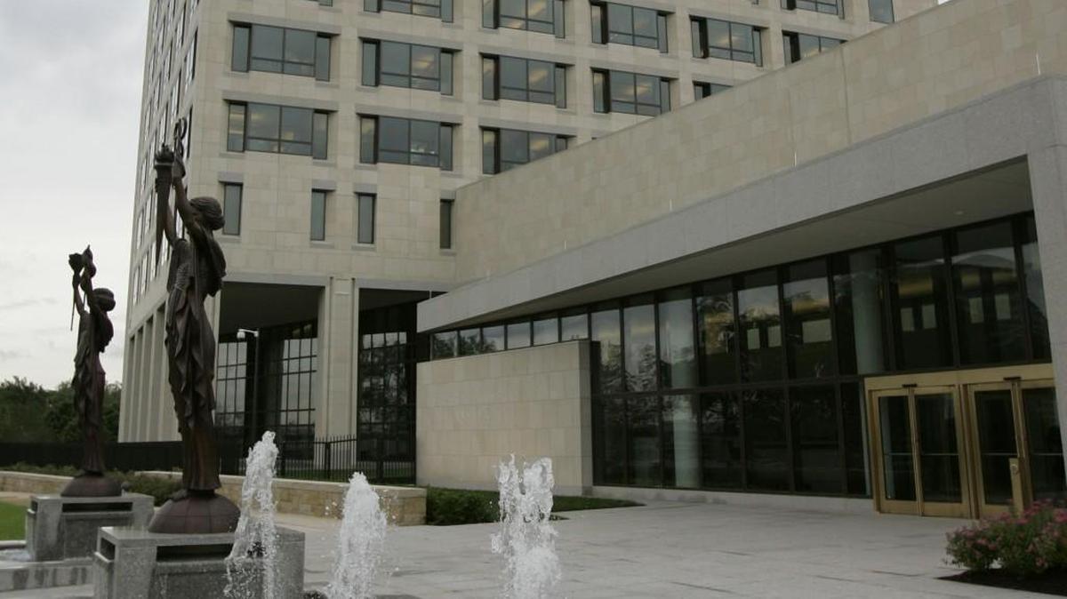 A precautionary search around the Federal Reserve Bank of Kansas City’s headquarters followed after a shooting outside the building.