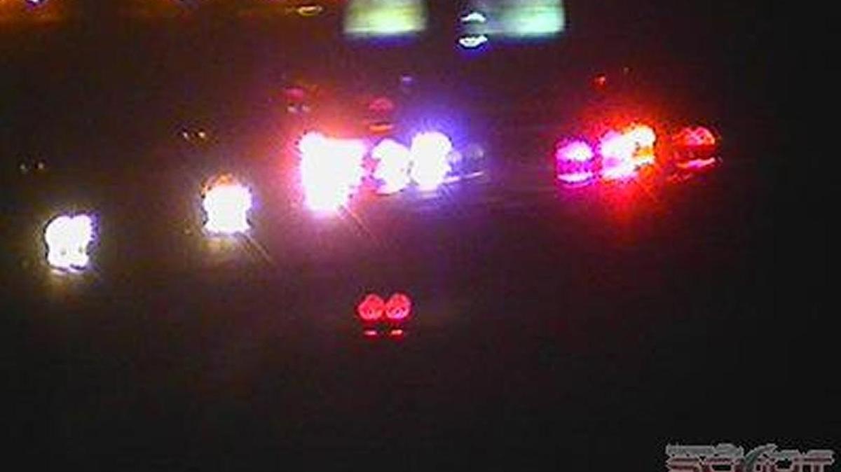 A wrong-way wreck Tuesday night shut down traffic on northbound Interstate 435 near Shoal Creek Parkway