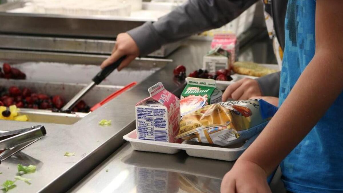 At Reed Springs High School in southwestern Missouri, students with no lunch funds who pick up a tray of food can have it taken away from them and trashed, according to the district.
