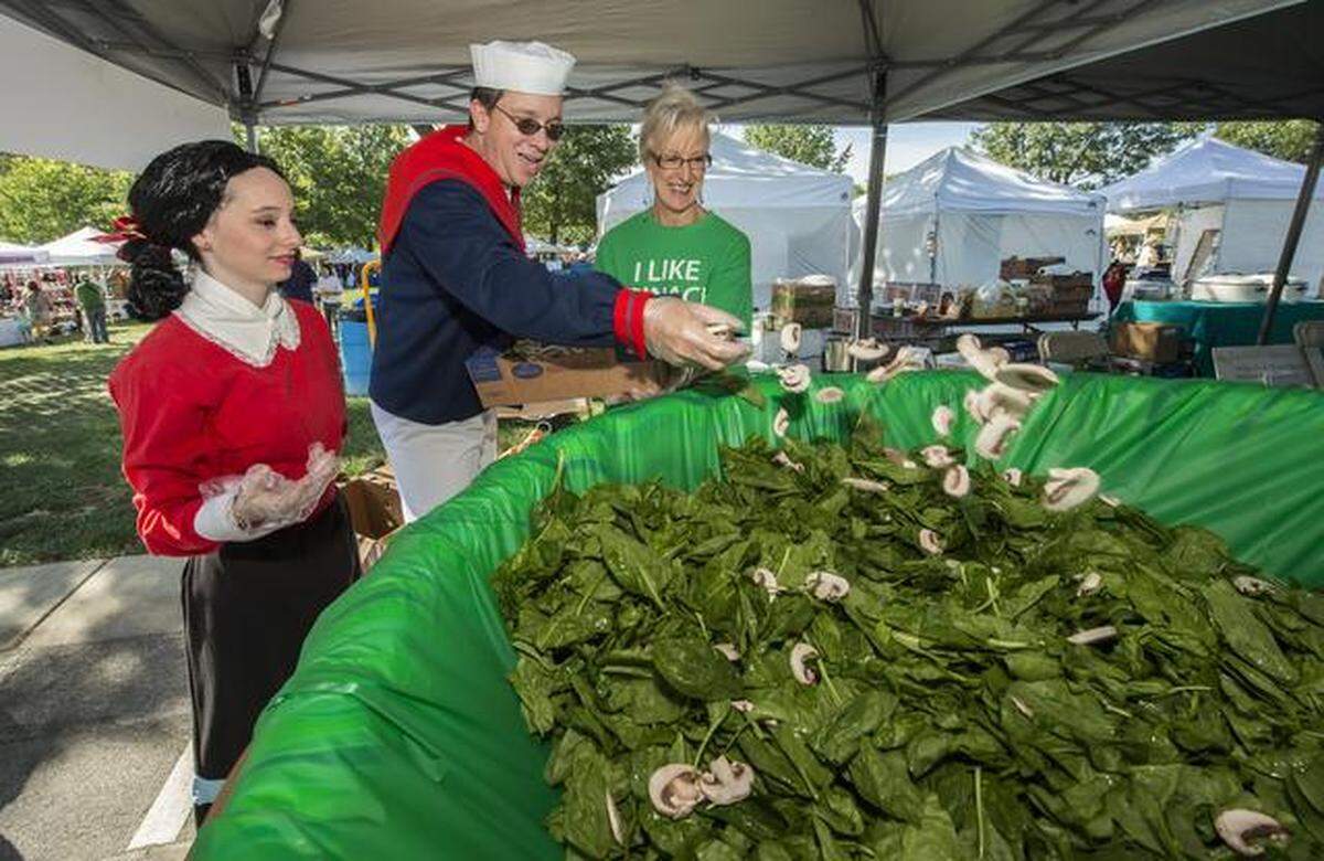 The annual Lenexa Spinach Festival will once again serve up the “World’s Largest Spinach Salad” this weekend.