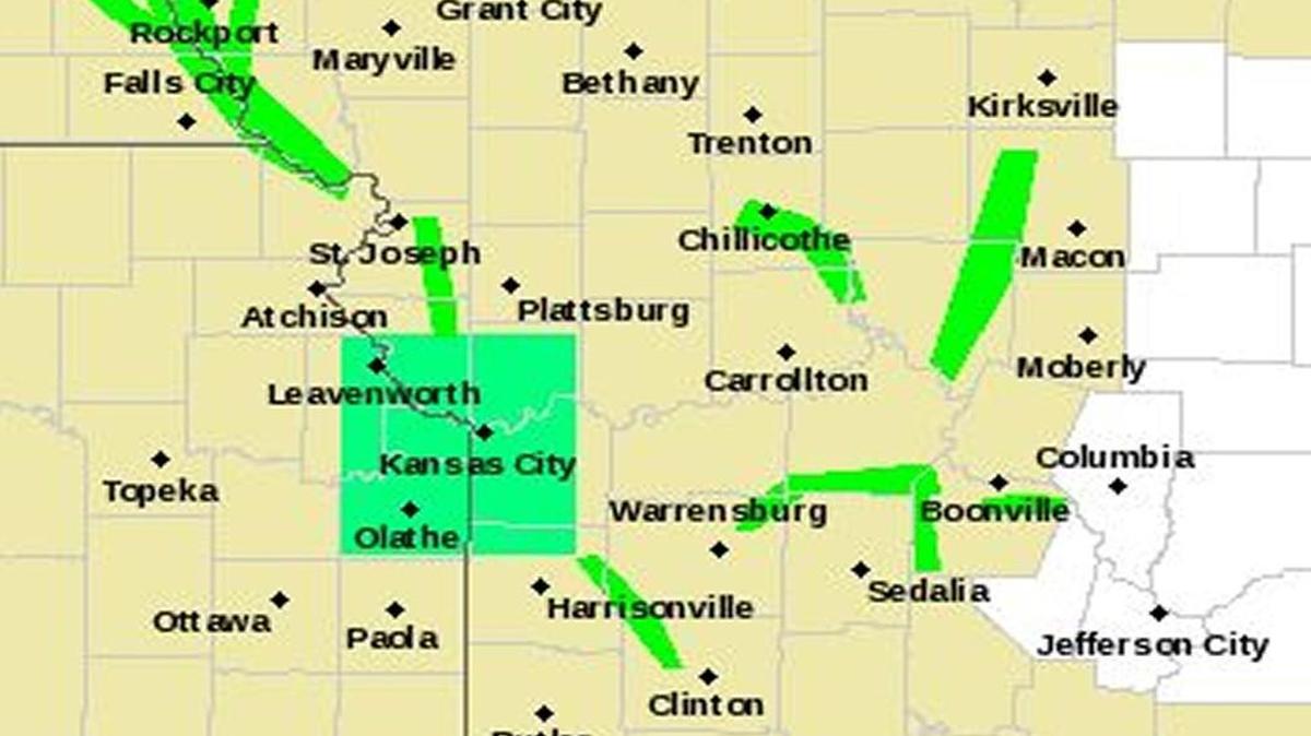 The National Weather Service has issued a flood advisory.