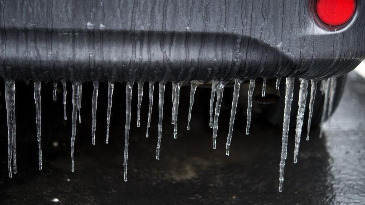 Below-freezing temperatures early Tuesday could mean black ice and slick streets for the morning rush hour.