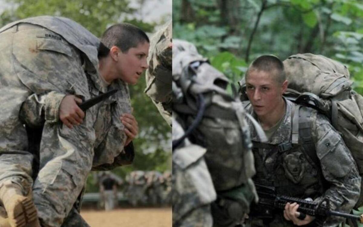 
Capt. Kristen Griest, left and 1st Lt. Shaye Haver 
