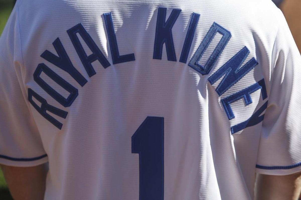 The Kansas City Royals had this customized jersey made for Royals fan Josh Harrold, who is donating a kidney to a Giants fan.