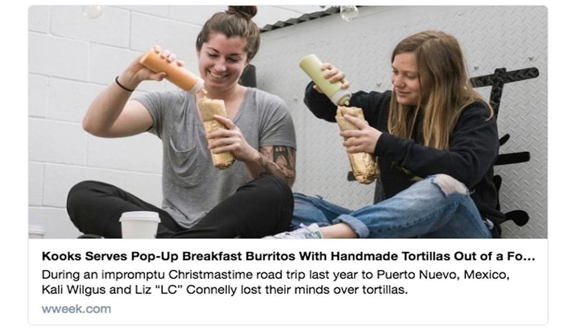 Two women in Portland, Ore. have shut down their burrito stand after being accused of “stealing” their recipes from cooks in Mexico.