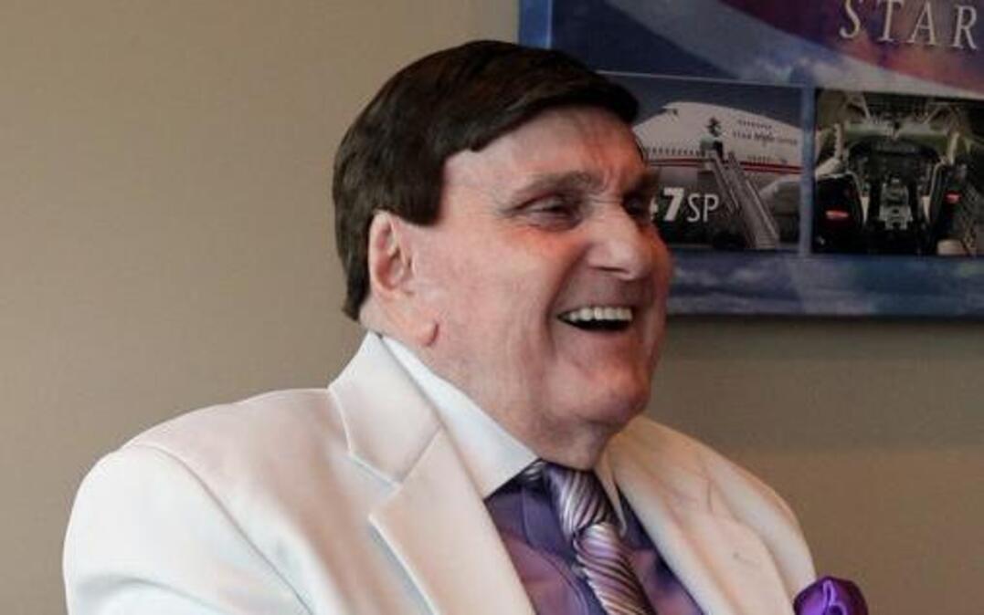 
The Rev. Ernest Angley earlier this year in his office at Grace Cathedral in Cuyahoga Falls, Ohio.
