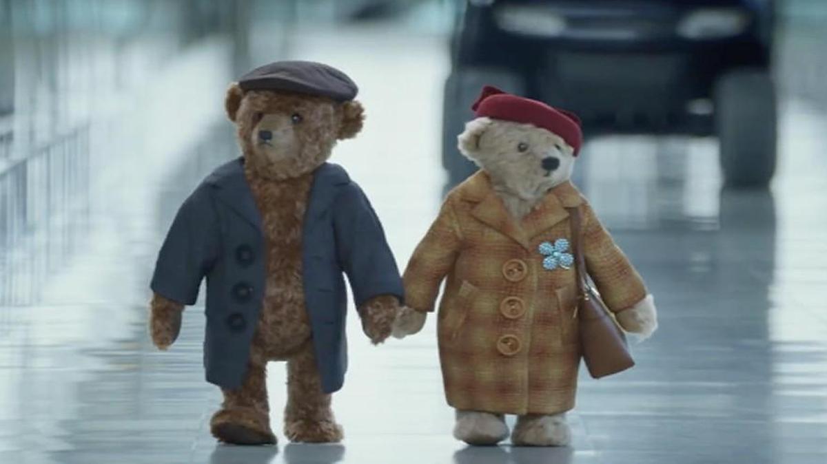 The world is watching Edward and Doris Bair travel through Heathrow Airport to join their loved ones for the holidays. This TV ad has gone viral.