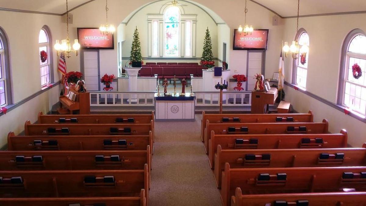 As they talked about guns in church, an elderly member of First United Methodist Church in Tellico Plains, Tenn. pulled out his handgun - and accidentally shot himself and his wife.