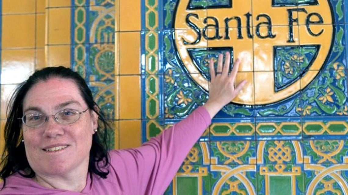 Carol Santa Fe, 45, revealed to a British tabloid that she married a California train station two years ago. She said she has loved the station since she was a little girl.